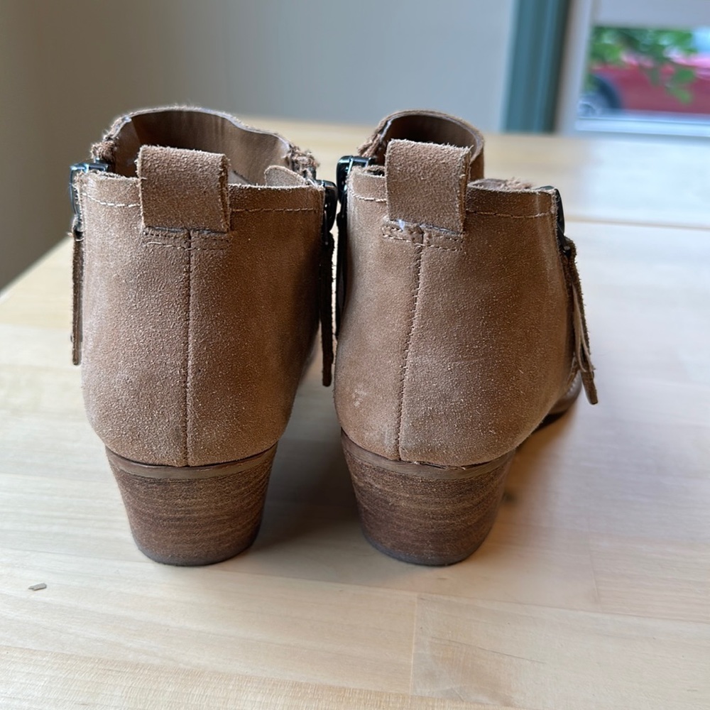 Dolce Vita Tan Suede Leather Booties - Picture 3 of 12